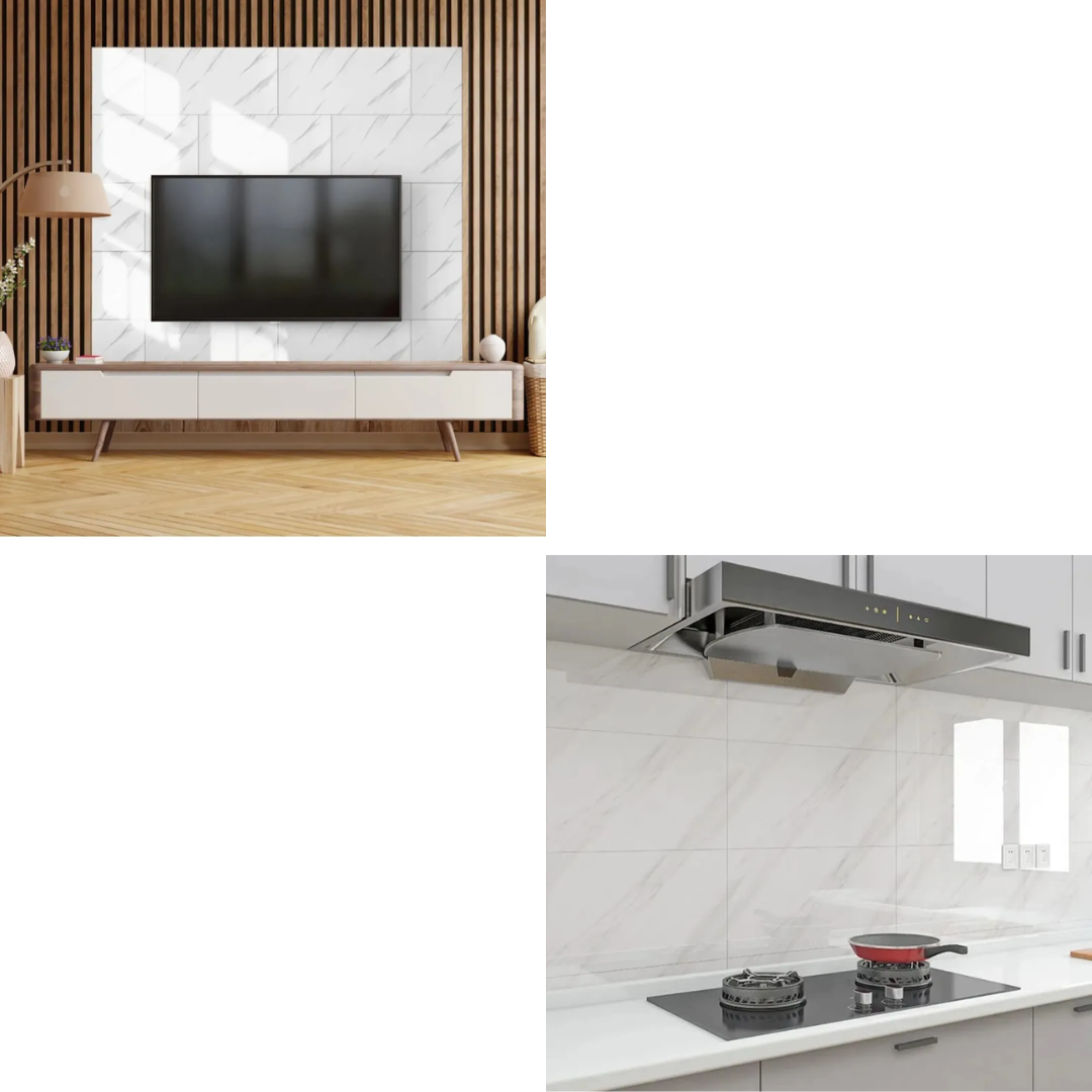 lamina pvc pared adhesiva marmoleada x6